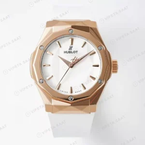 Hublot Classic Fusion Orlinski King Gold White 40 Mm Super Clone ETA Saat detay 16