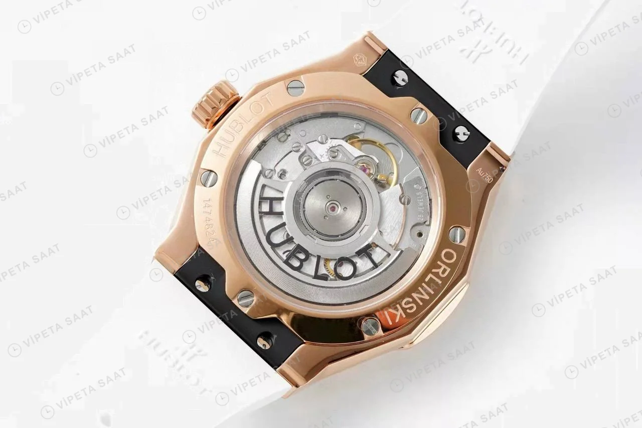 Hublot Classic Fusion Orlinski King Gold White 40 Mm Super Clone ETA Saat detay 17