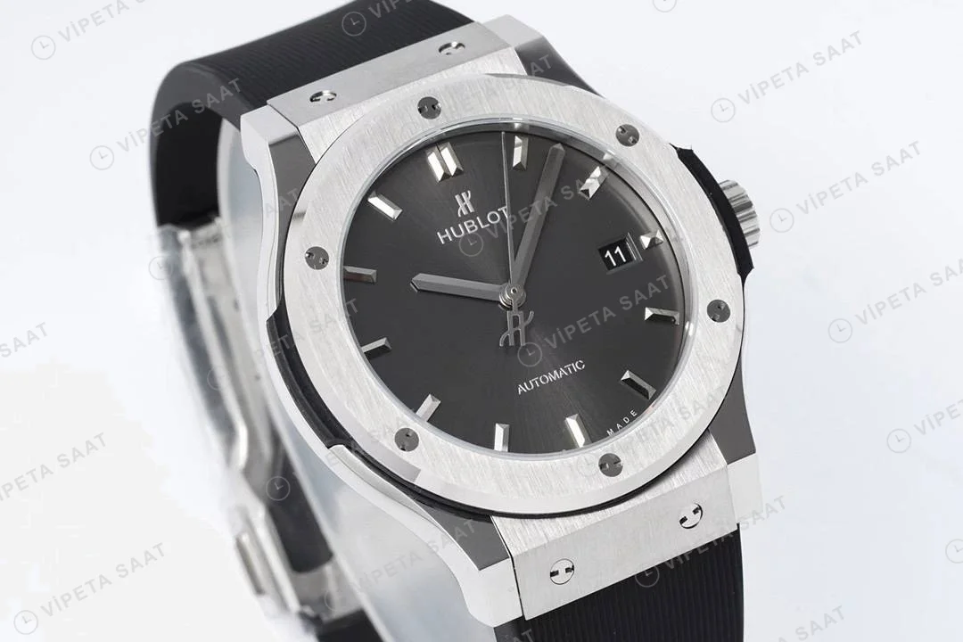 Hublot Classic Fusion Racing Grey 38mm Super Clone ETA Saat detay 7