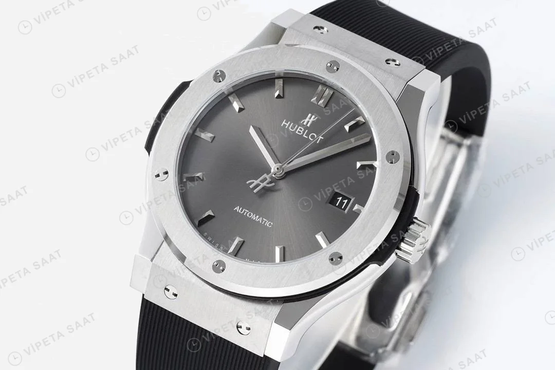 Hublot Classic Fusion Racing Grey 38mm Super Clone ETA Saat detay 8