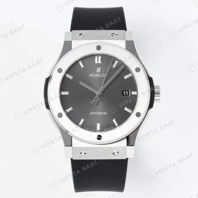 Hublot Classic Fusion Racing Grey 38mm Super Clone ETA Saat detay 9