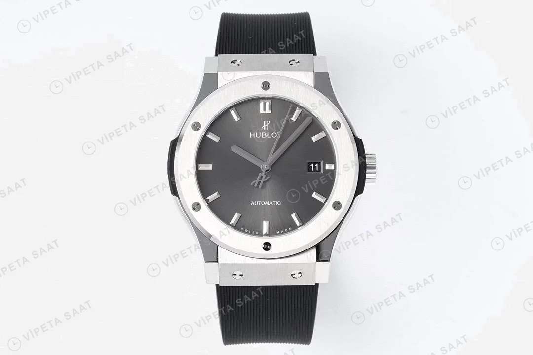 Hublot Classic Fusion Racing Grey 38mm Super Clone ETA Saat detay 9