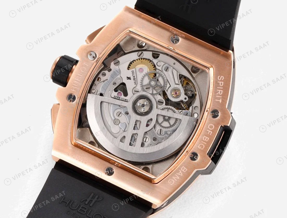 Hublot Spirit Of Big Bang Full Rose Gold 42 Mm Super Clone ETA Saat detay 3