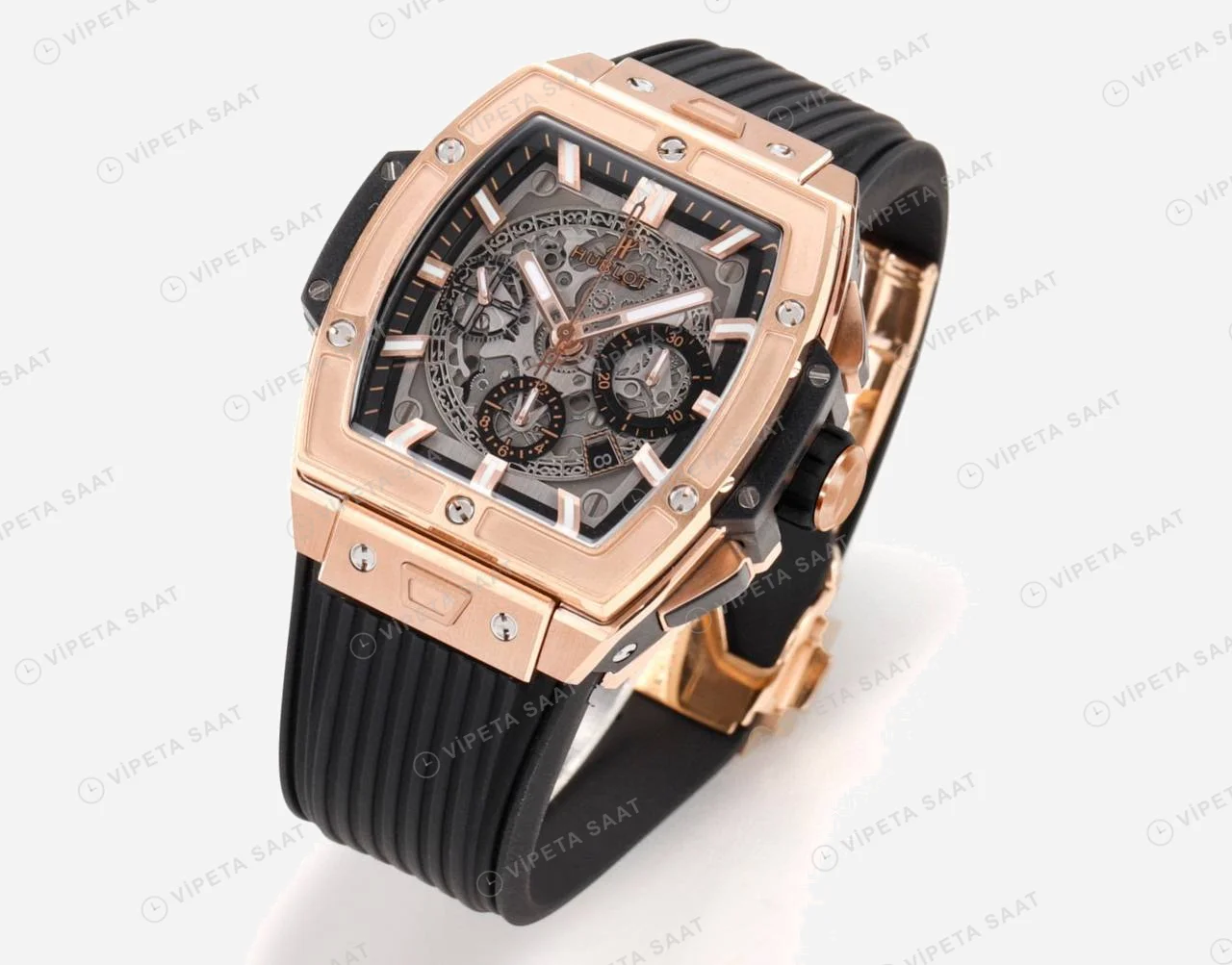 Hublot Spirit Of Big Bang Full Rose Gold 42 Mm Super Clone ETA Saat detay 4