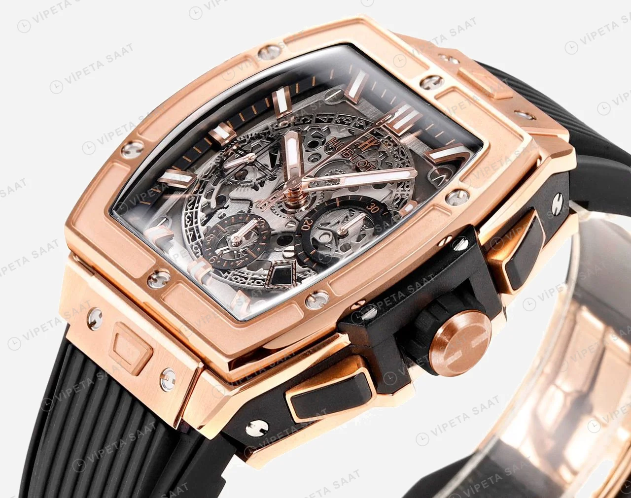 Hublot Spirit Of Big Bang Full Rose Gold 42 Mm Super Clone ETA Saat detay 6