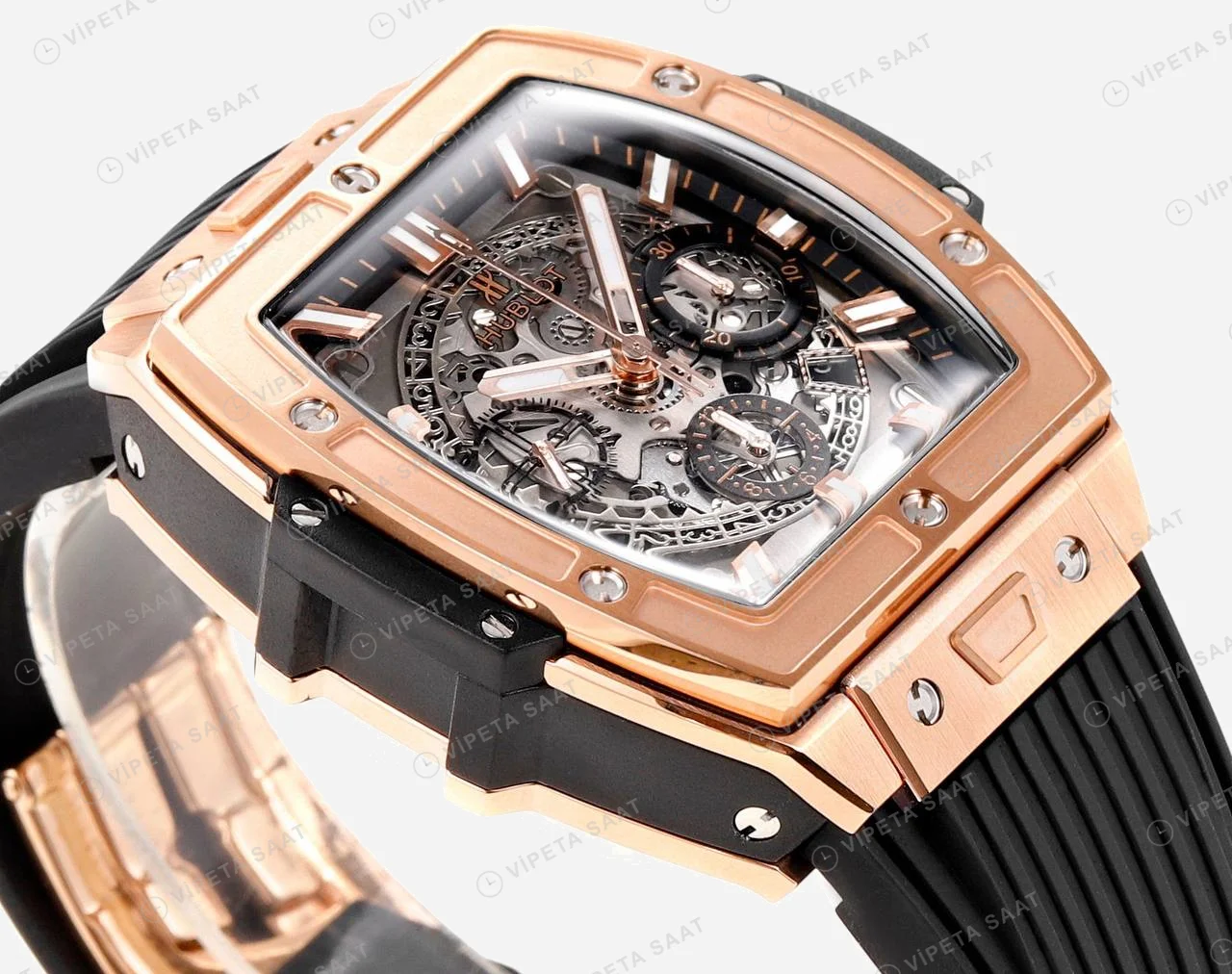Hublot Spirit Of Big Bang Full Rose Gold 42 Mm Super Clone ETA Saat detay 7