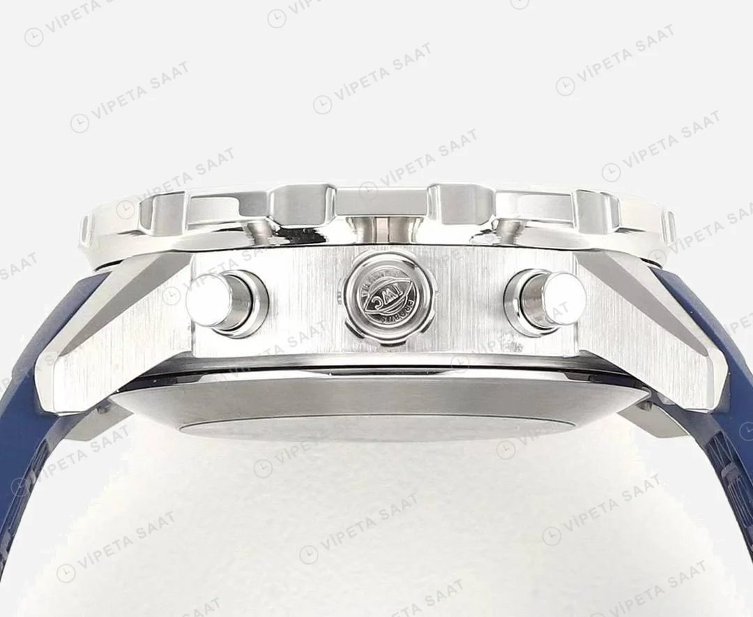 IWC Aquatimer Chronograph Blue IW376711 Super Clone ETA Saat detay 7