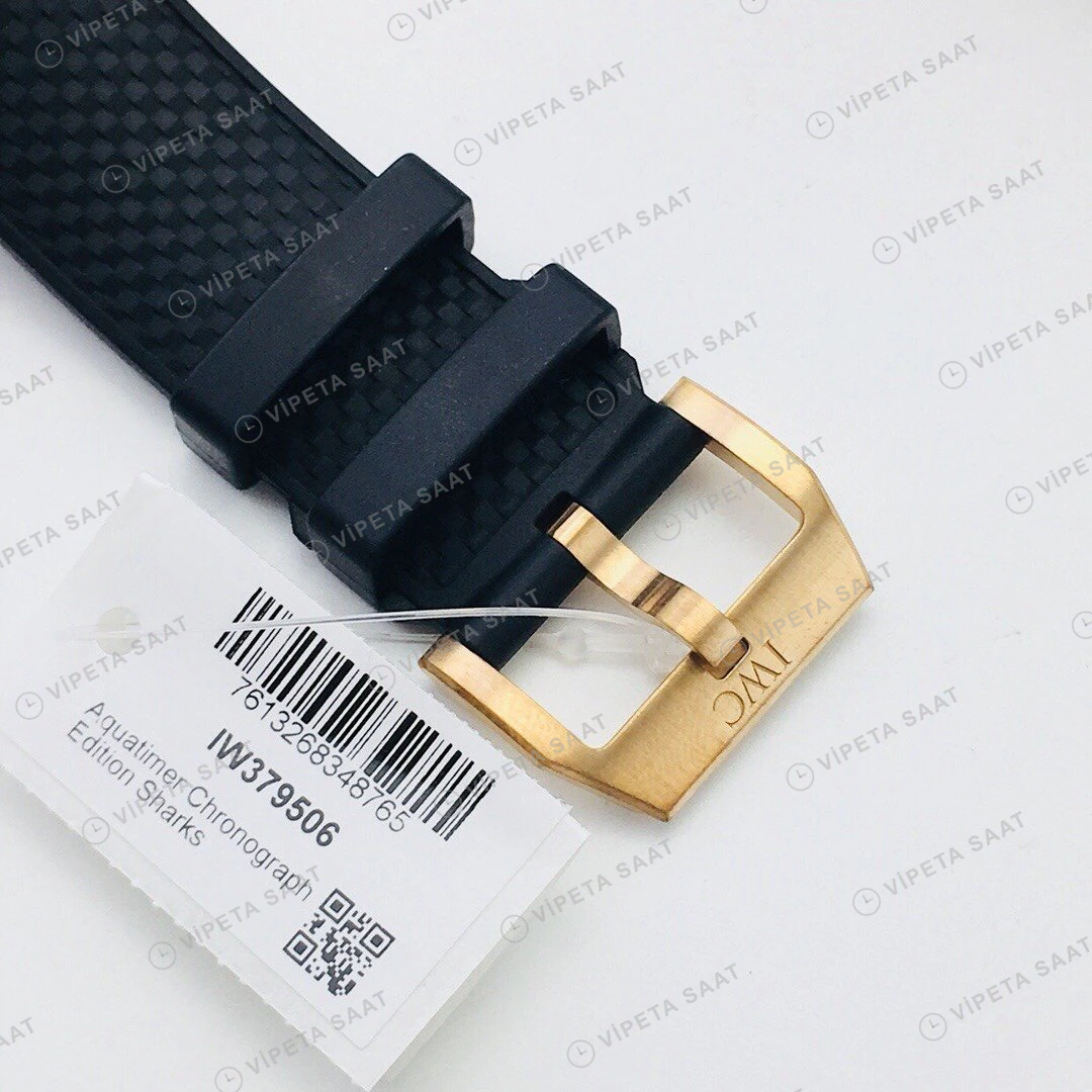 IWC Aquatimer Kronograf Siyah Kadran Bronz 44mm Super Clone ETA Eta Saat detay 4