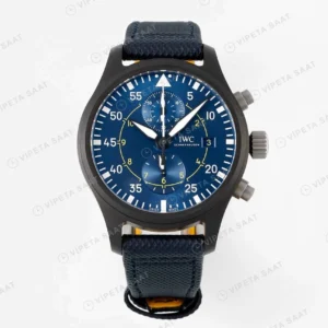 IWC Pilot Chronograph Top Gun Miramar Blue Super Clone ETA Saat karşıdan görünüm