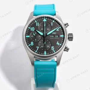 IWC Pilot Fliegeruhr Mercedes Petronas Super Clone ETA Saat karşıdan görünüm