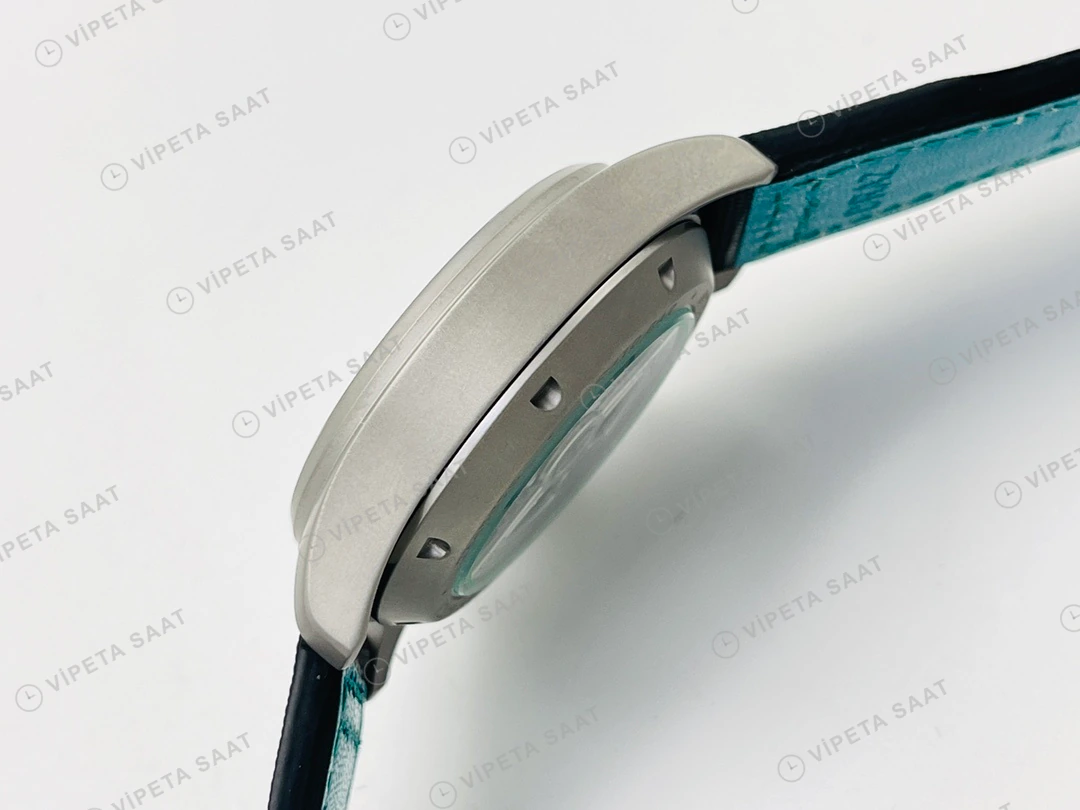 IWC Pilot Kronograf Siyah Kadran Çelik Kordon Super Clone ETA Eta Saat detay 5