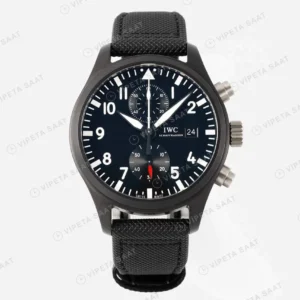 Iwc Pilots Watch Top Gun Erkek Kol Saati IW389101 Super Clone ETA Saat karşıdan görünüm