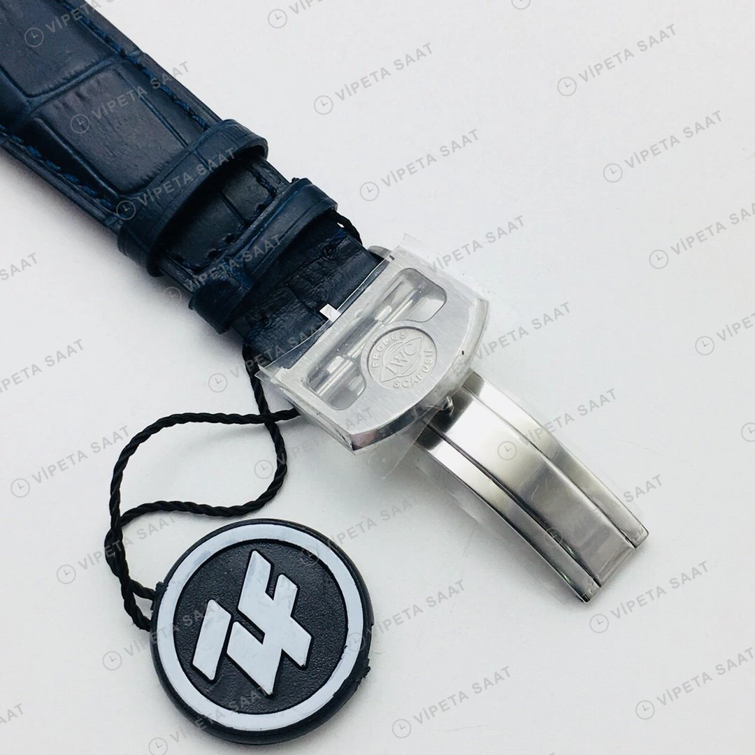 IWC Portugieser Beyaz Kadran Çelik Super Clone ETA Eta Saat detay 5