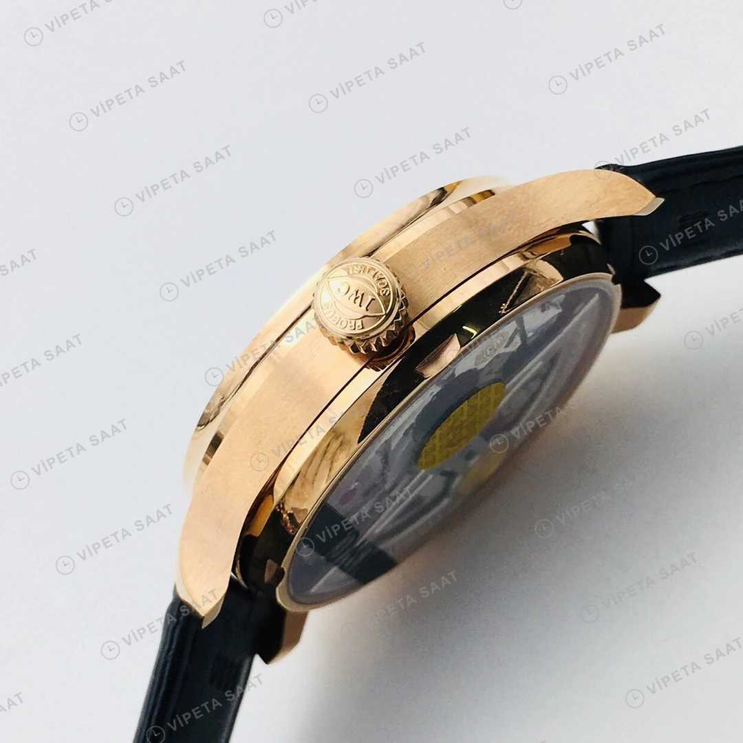 IWC Portugieser Gri Kadran Gold Super Clone ETA Eta Saat detay 4