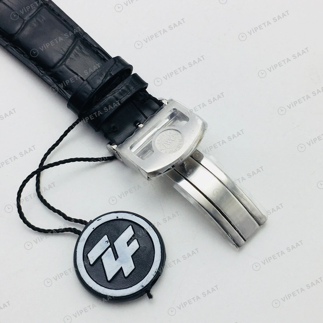 IWC Portugieser Mavi Kadran Çelik Super Clone ETA Eta Saat detay 5
