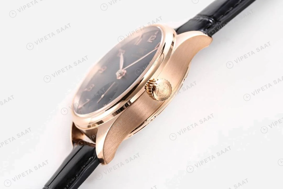 IWC Portuguese Automatic Portugieser Automatic Black Super Clone ETA Saat detay 7