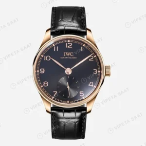 IWC Portuguese Automatic Portugieser Automatic Black Super Clone ETA Saat karşıdan görünüm