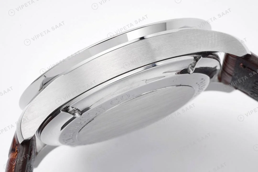 IWC Portuguese Chronograph Silver Dial 41mm ETA Saat Super Clone ETA detay 6