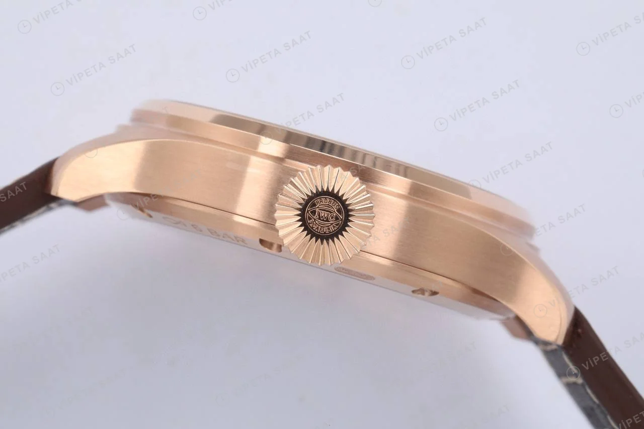Iwc Portuguese Rose Tourbillon 44mm Super Clone ETA Saat yan görünüm