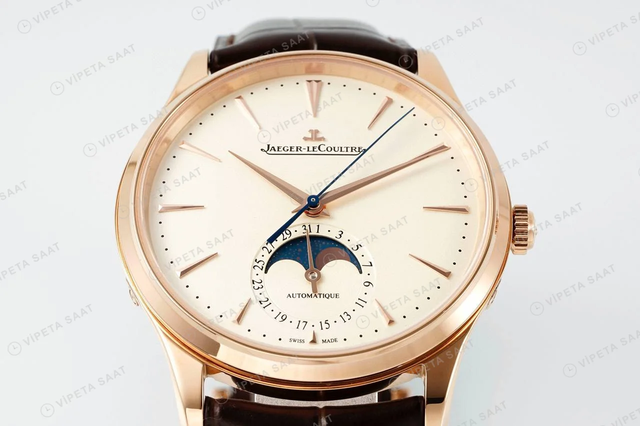 Jaeger-LeCoultre Master Ultra Thin Moon Q1362520 Super Clone ETA Saat detay 4