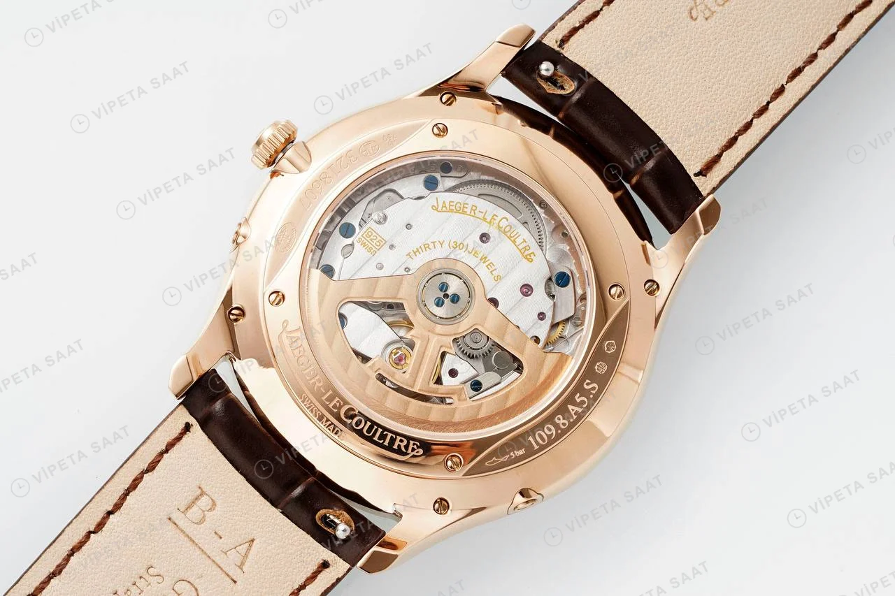 Jaeger-LeCoultre Master Ultra Thin Moon Q1362520 Super Clone ETA Saat detay 5