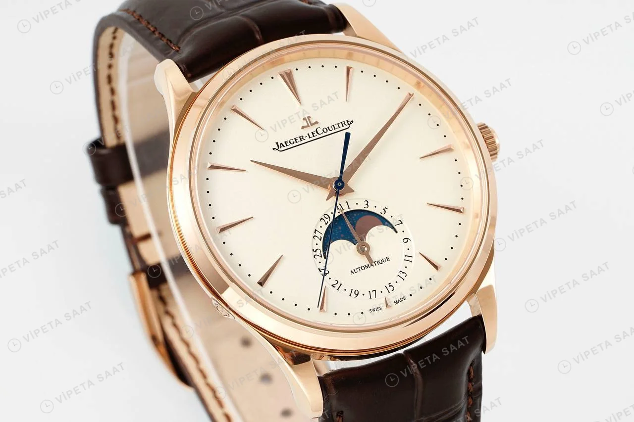 Jaeger-LeCoultre Master Ultra Thin Moon Q1362520 Super Clone ETA Saat detay 6