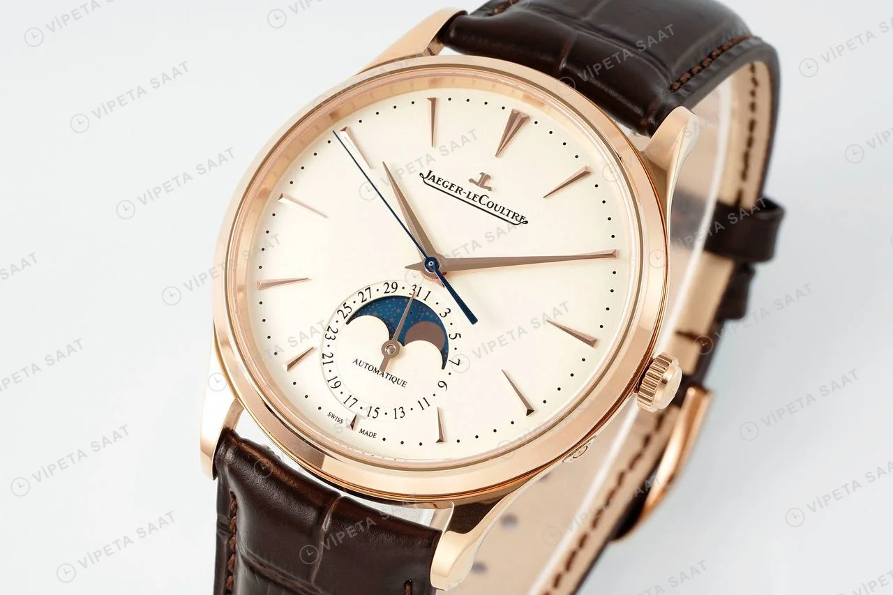 Jaeger-LeCoultre Master Ultra Thin Moon Q1362520 Super Clone ETA Saat detay 8