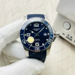 Longines HydroConquest Mavi Kadran Çelik Super Clone ETA Eta Saat detay 8