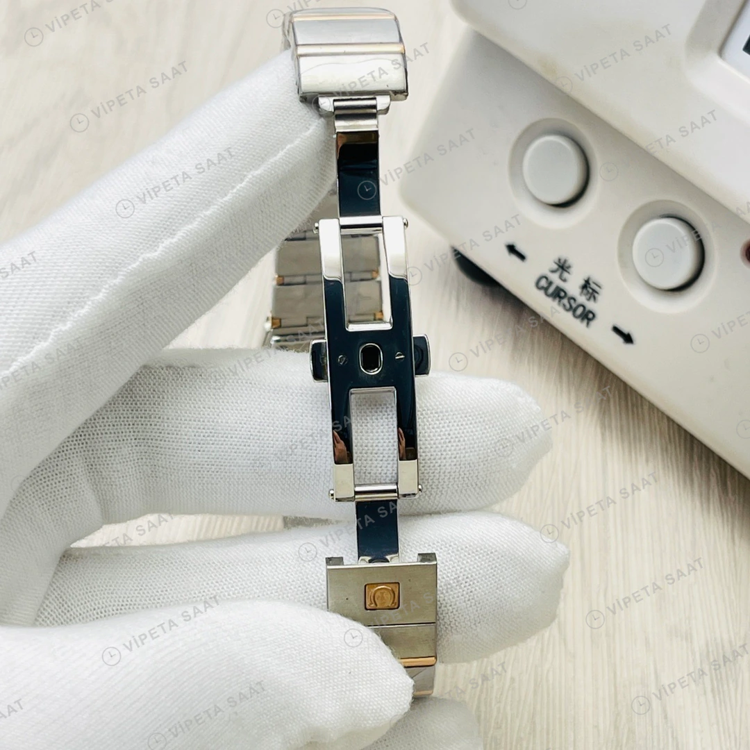 Omega Constellation Beyaz Kadran Çelik 28mm Super Clone ETA Eta Saat detay 8