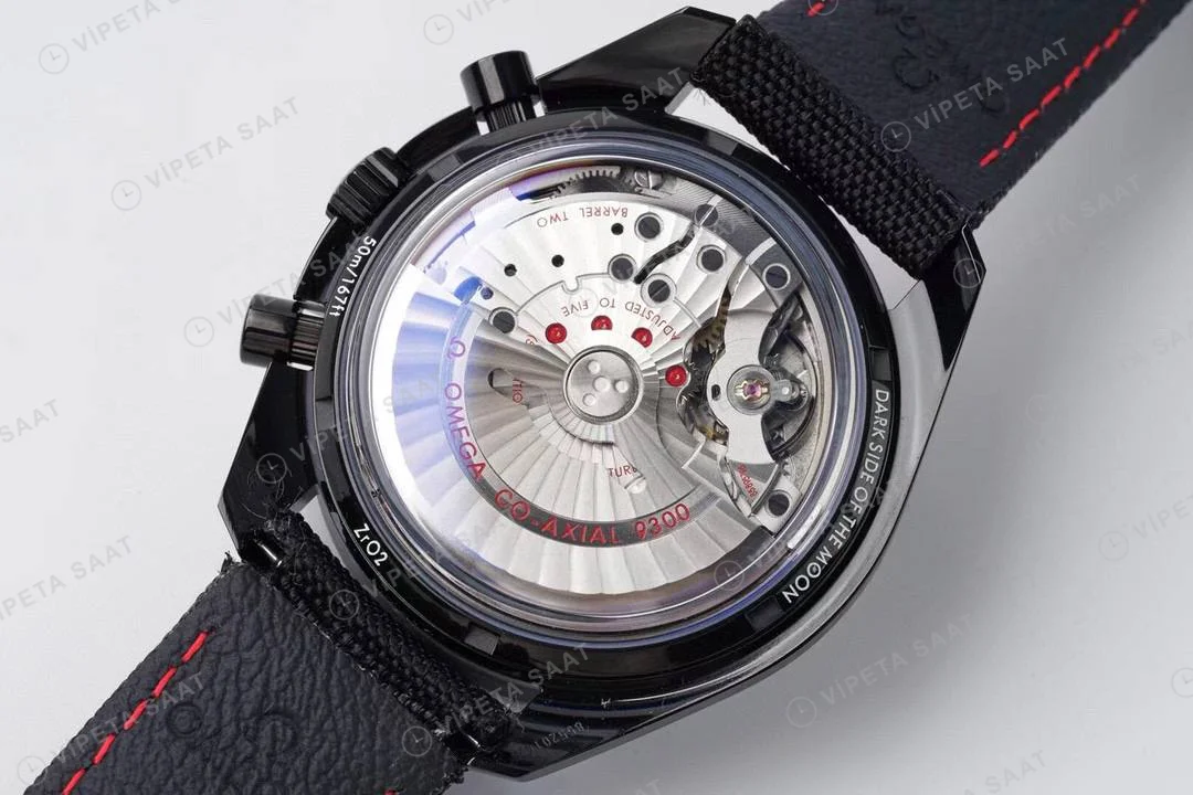 Omega Dark Side Of The Moon Co-Axial Master Chronometer 44 Super Clone ETA Saat detay 4