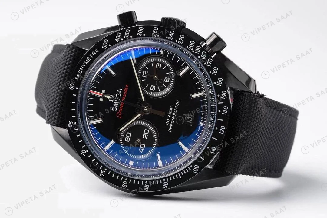 Omega Dark Side Of The Moon Co-Axial Master Chronometer 44 Super Clone ETA Saat detay 6