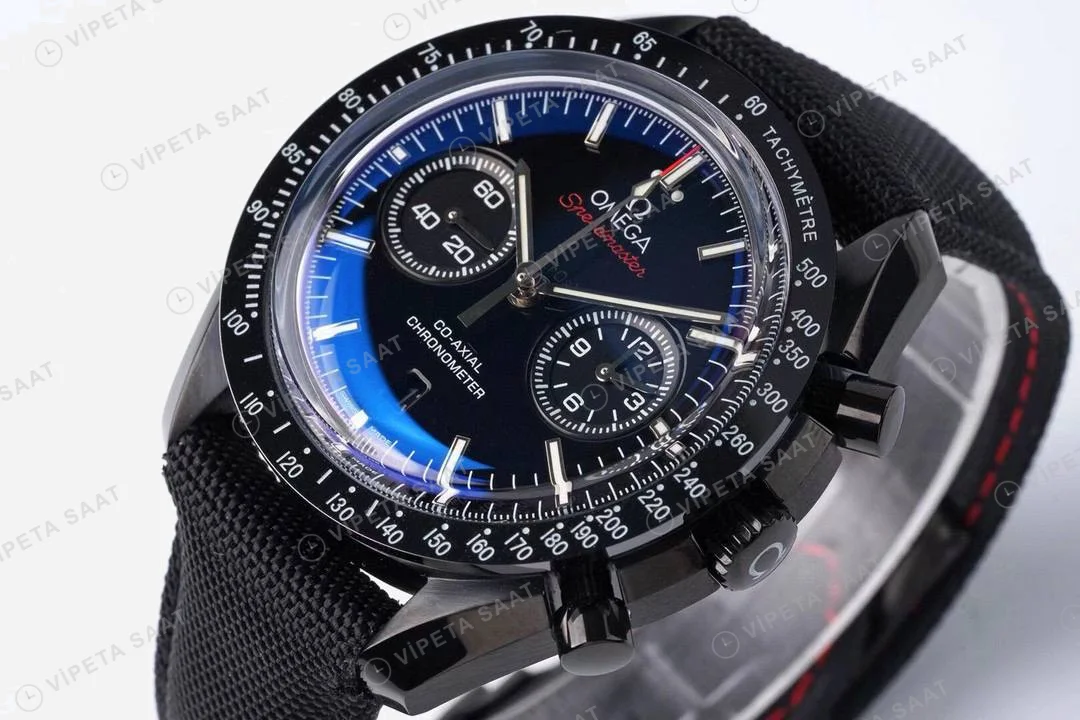 Omega Dark Side Of The Moon Co-Axial Master Chronometer 44 Super Clone ETA Saat detay 7