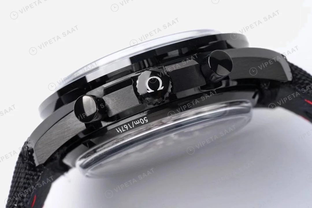 Omega Dark Side Of The Moon Co-Axial Master Chronometer 44 Super Clone ETA Saat detay 8