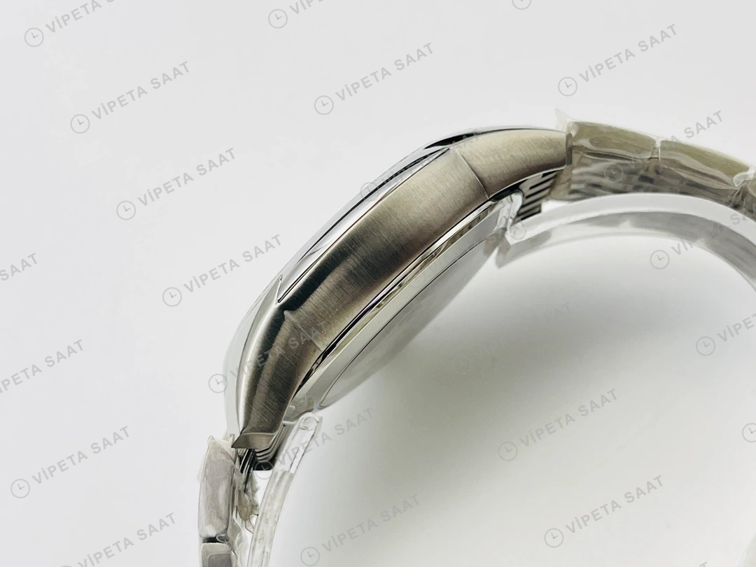 Omega De Ville Co-Axial Chronometer Beyaz Kadran Çelik Super Clone ETA Eta Saat detay 5