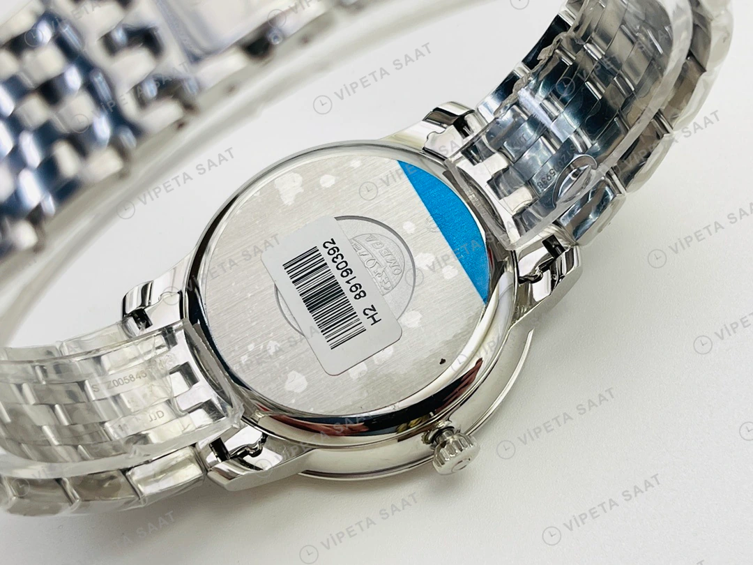 Omega De Ville Co-Axial Gri Kadran Çelik 40mm Super Clone ETA Eta Saat detay 5