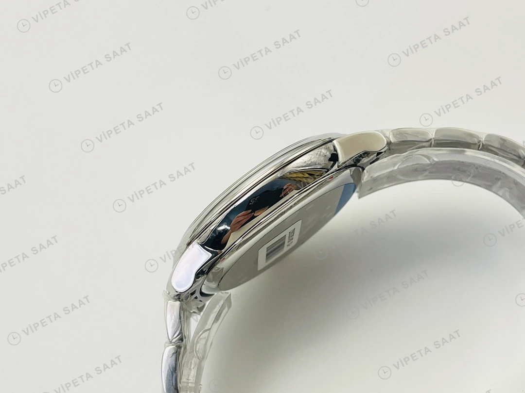 Omega De Ville Co-Axial Gri Kadran Çelik 40mm Super Clone ETA Eta Saat detay 8