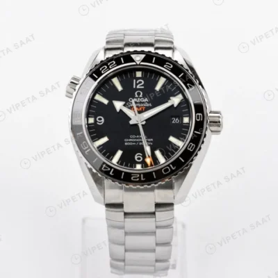 Omega Planet Ocean 42mm Siyah Kadran Super Clone ETA Saat karşıdan görünüm