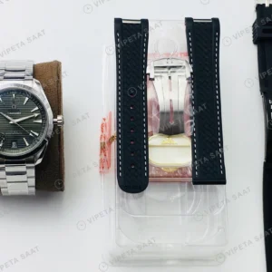 Omega Seamaster Aqua Terra Yeşil Kadran Çelik 41mm Super Clone ETA Eta Saat karşıdan görünüm