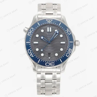 Omega Seamaster Diver 300 M Gray Dial Super Clone ETA Saat karşıdan görünüm