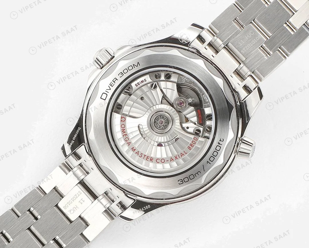 Omega Seamaster Diver 300 M Gray Dial Super Clone ETA Saat detay 7