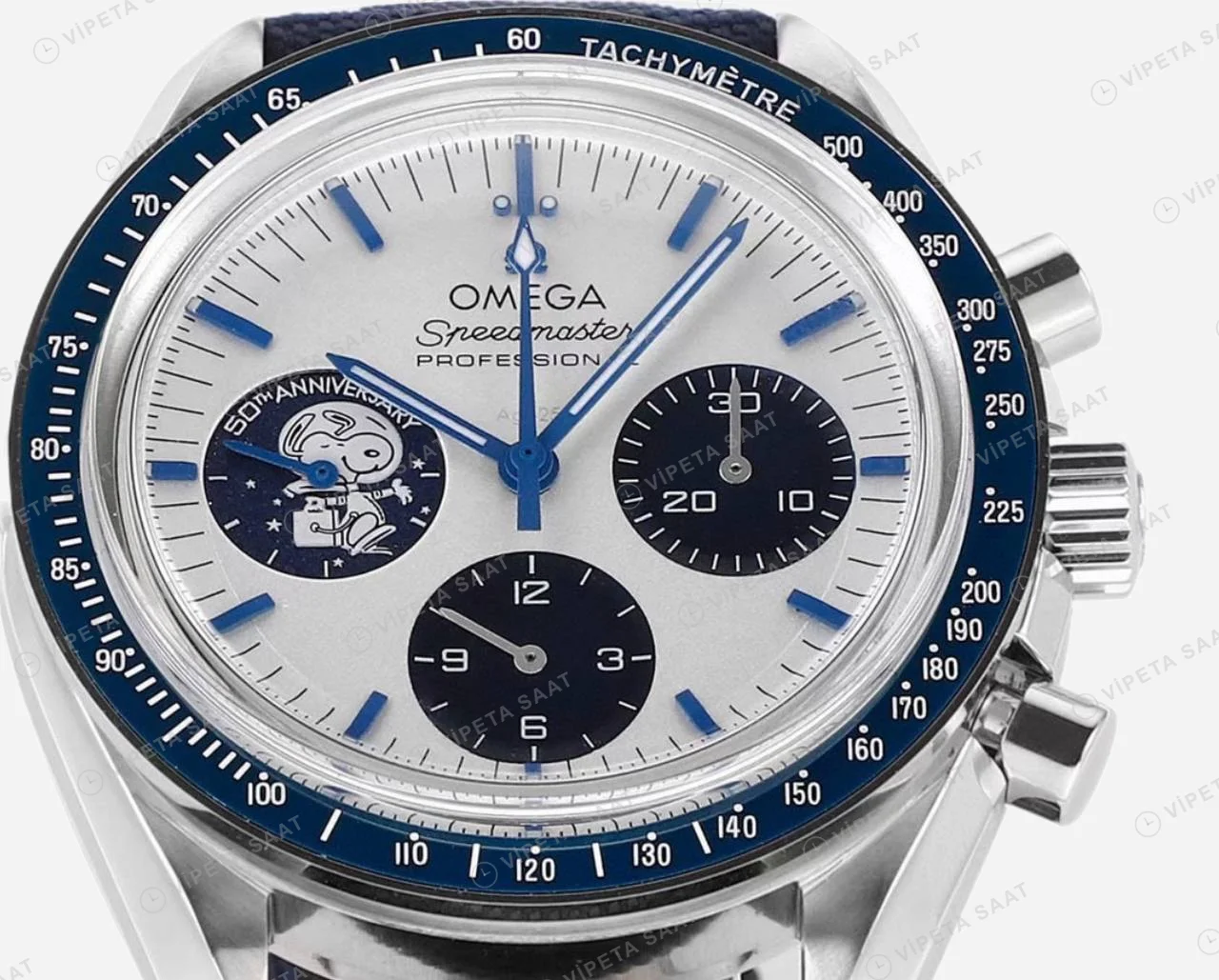 Omega SpeedMaster Snoopy Chronograph 42 Mm Super Clone ETA Saat detay 5