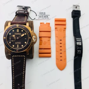 Panerai Submersible Bronzo Siyah Kadran Super Clone ETA Eta Saat detay 4
