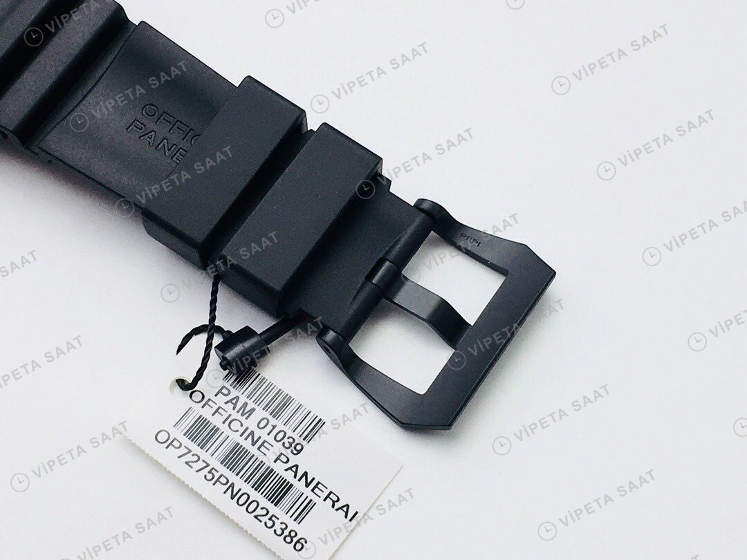 Panerai Submersible Luna Rossa Siyah Kadran Karbon 47mm Super Clone ETA Eta Saat detay 6