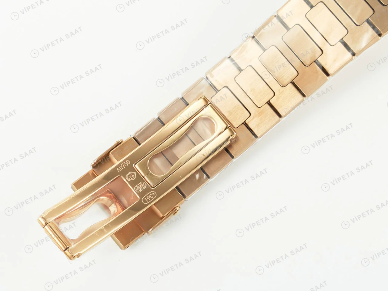 Patek Philippe 5711 Rose Nautilus 3k Factory Super Clone Eta Saat detay 11