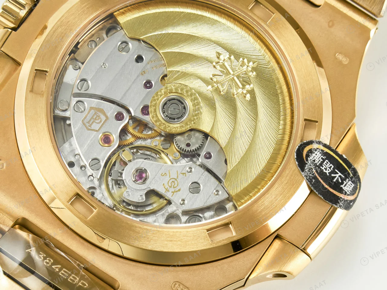 Patek Philippe 5711 Rose Nautilus 3k Factory Super Clone Eta Saat detay 15