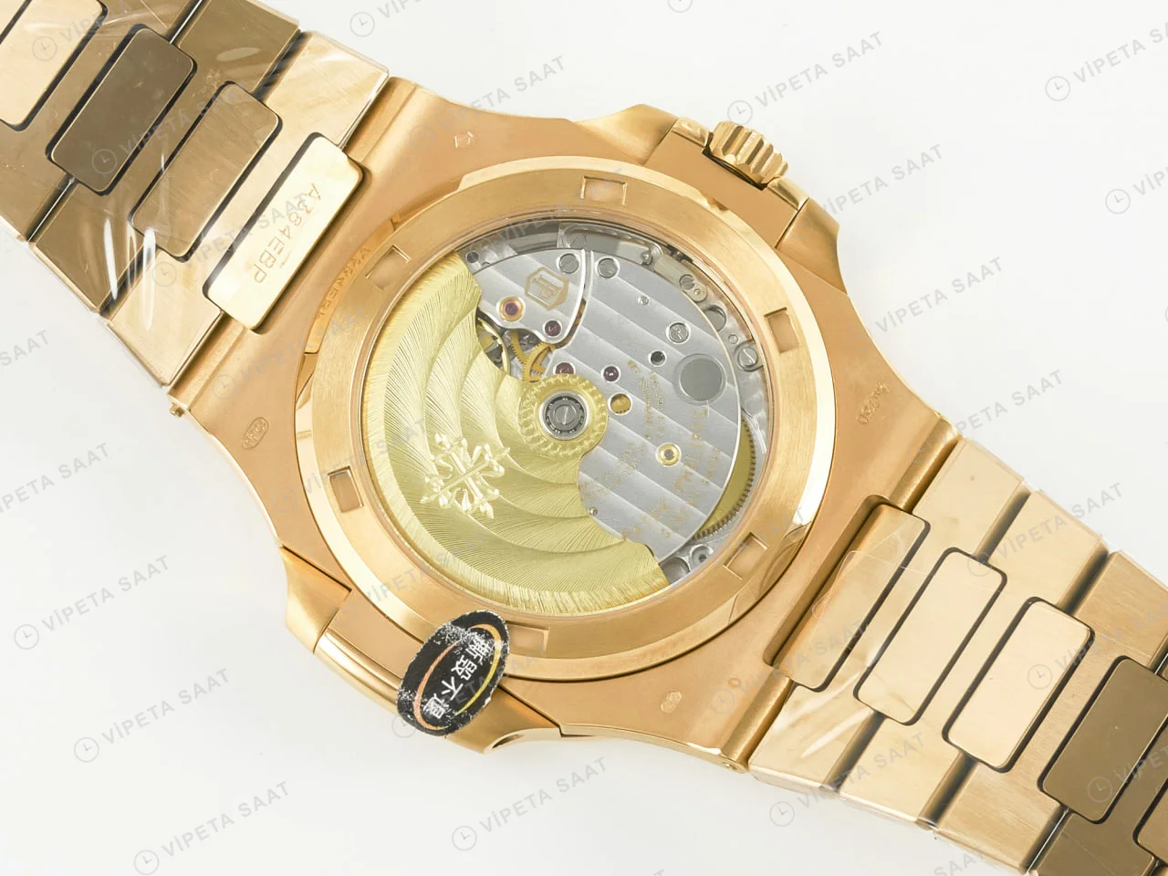 Patek Philippe 5711 Rose Nautilus 3k Factory Super Clone Eta Saat detay 16