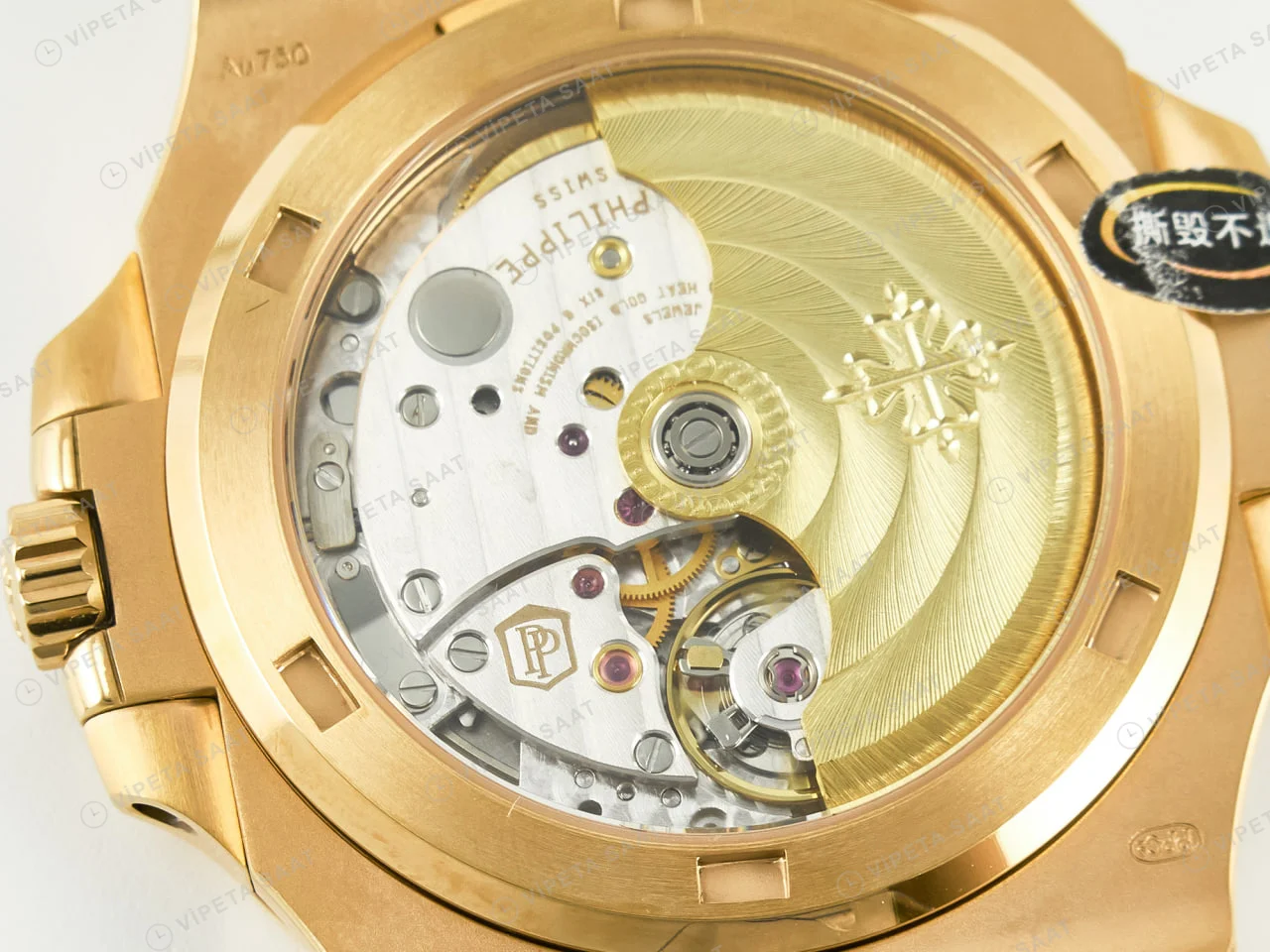 Patek Philippe 5711 Rose Nautilus 3k Factory Super Clone Eta Saat detay 17