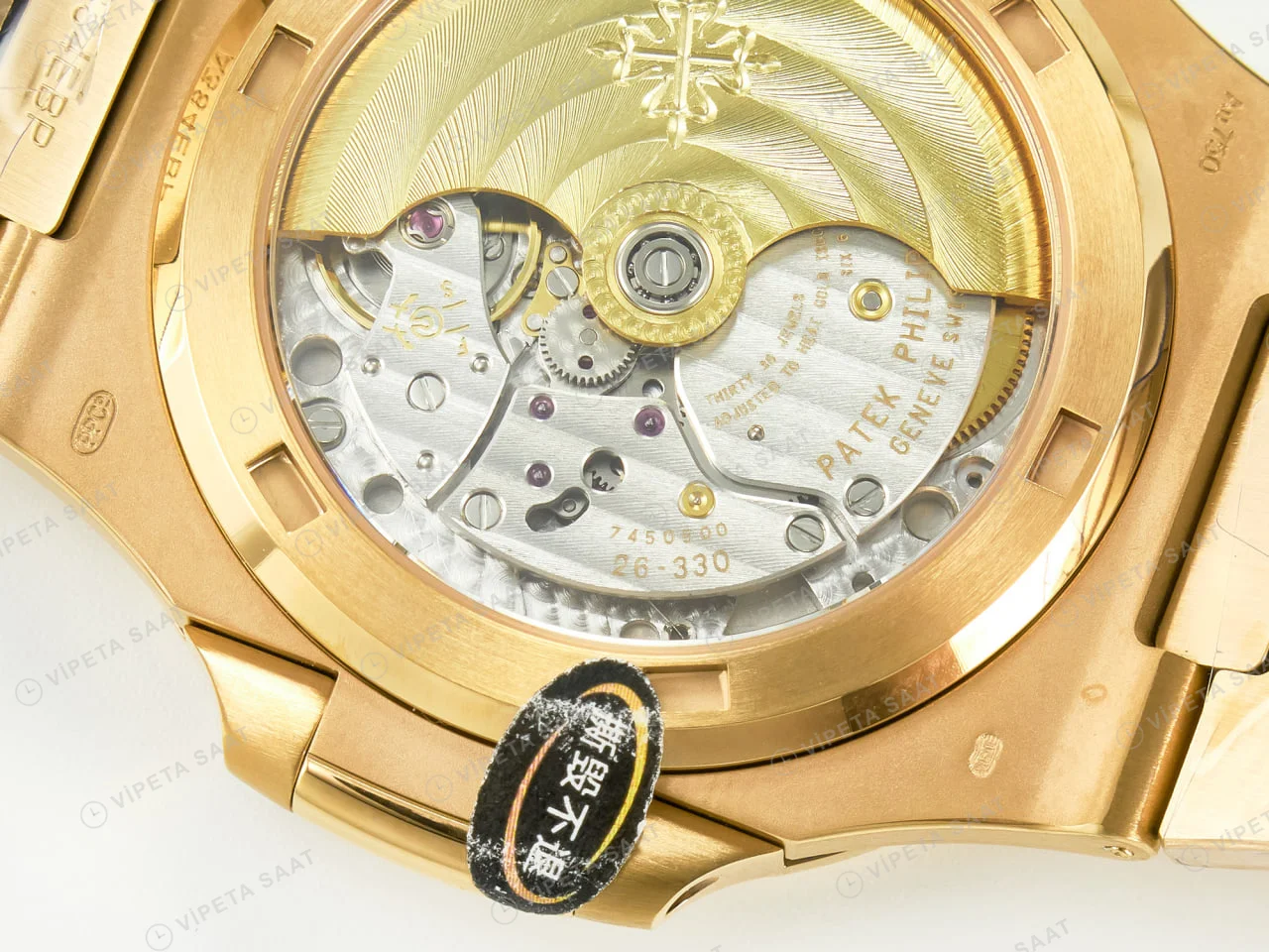Patek Philippe 5711 Rose Nautilus 3k Factory Super Clone Eta Saat detay 20