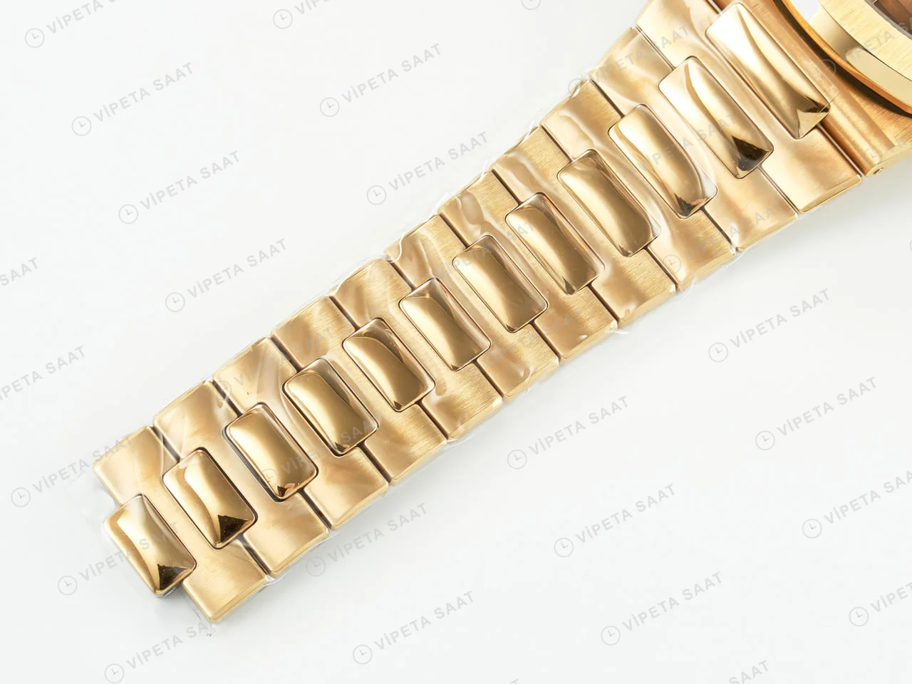 Patek Philippe 5711 Rose Nautilus 3k Factory Super Clone Eta Saat detay 27