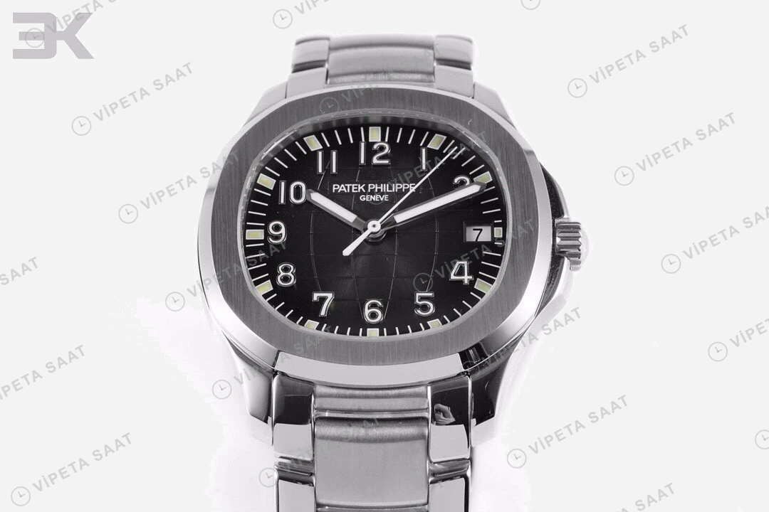 Patek Philippe Aquanaut 5167-1A Siyah Kadran Çelik Super Clone ETA Eta Saat detay 3